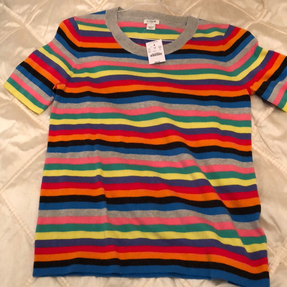 J crew striped tee